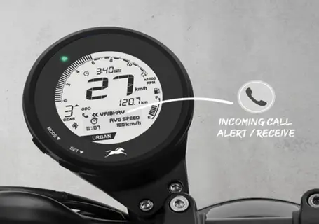 Call and SMS Alert Features in TVS Ronin TD Motorcycle